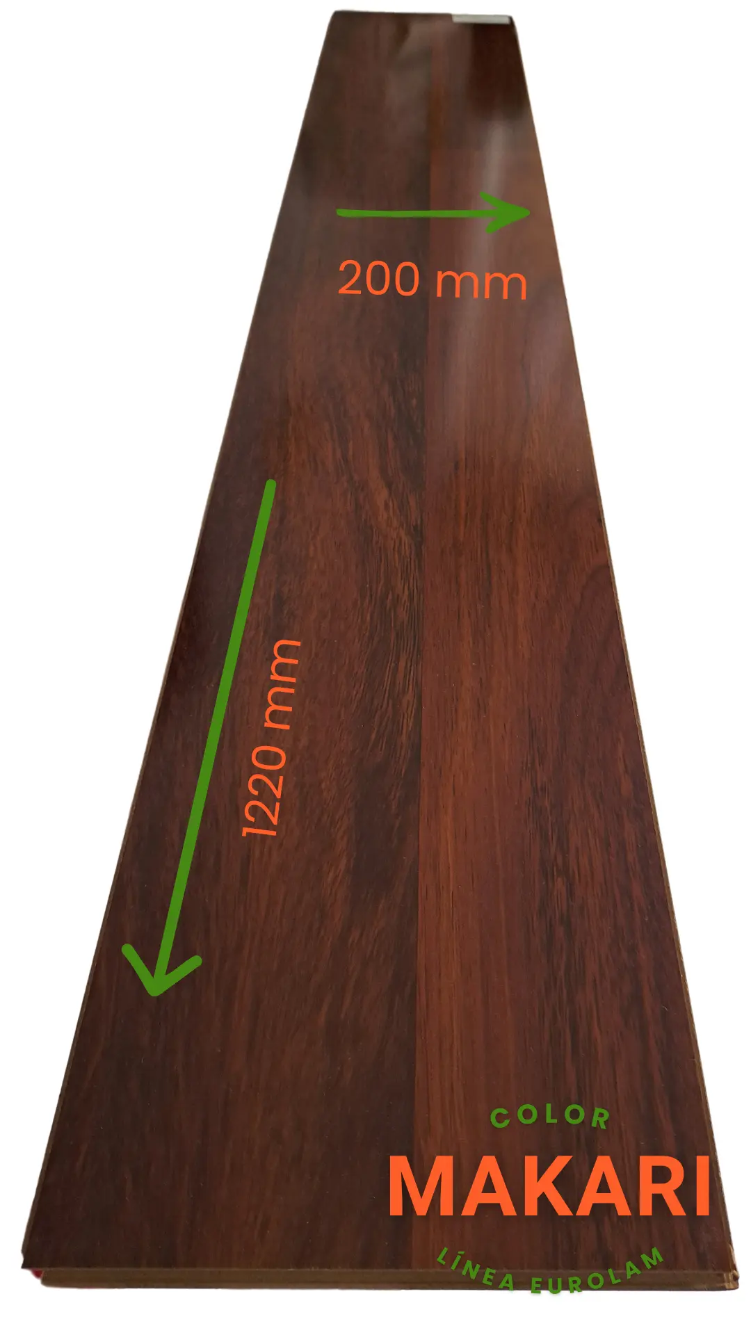 Piso Flotante Brillante MAKARI - Fromato de tabla