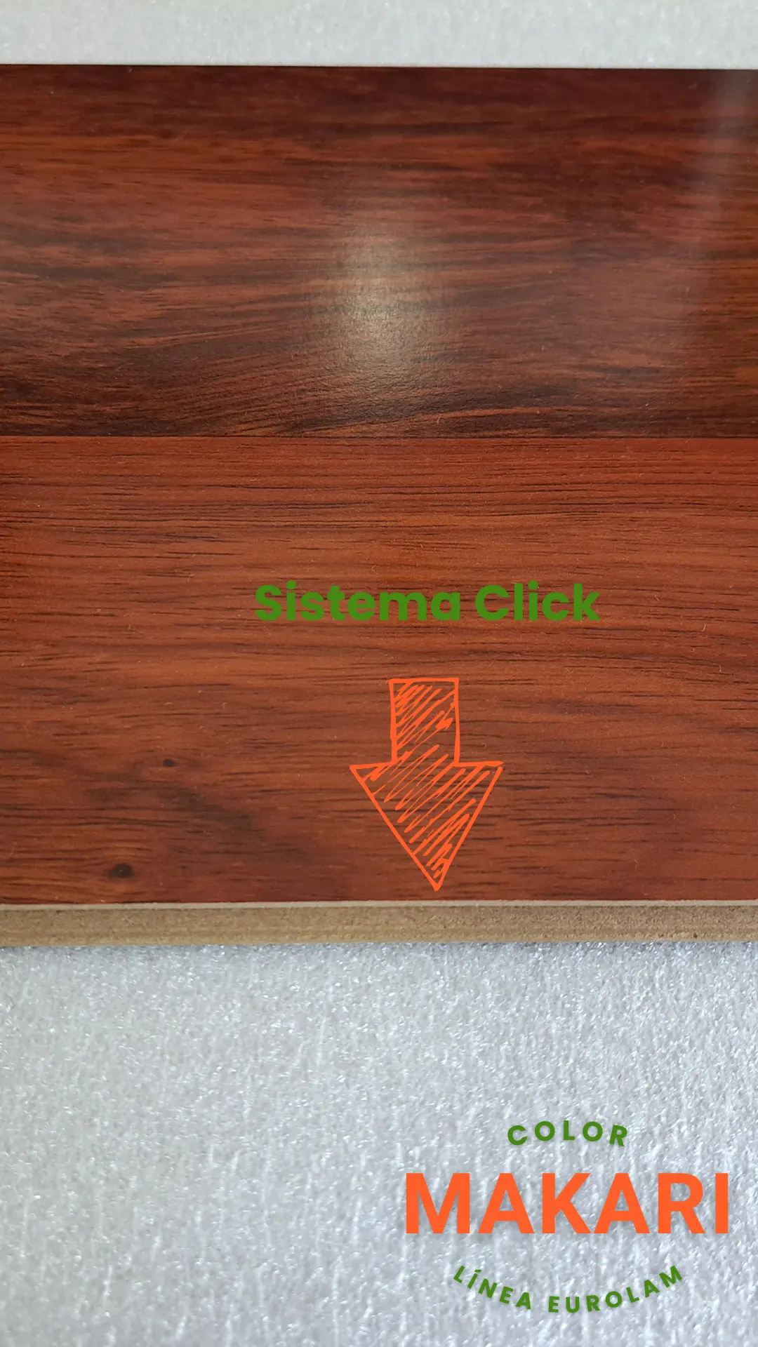 Piso Flotante Brillante MAKARI - Sistema Click