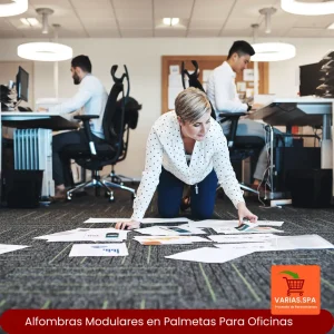 Alfombras Modulares en Palmetas para oficinas