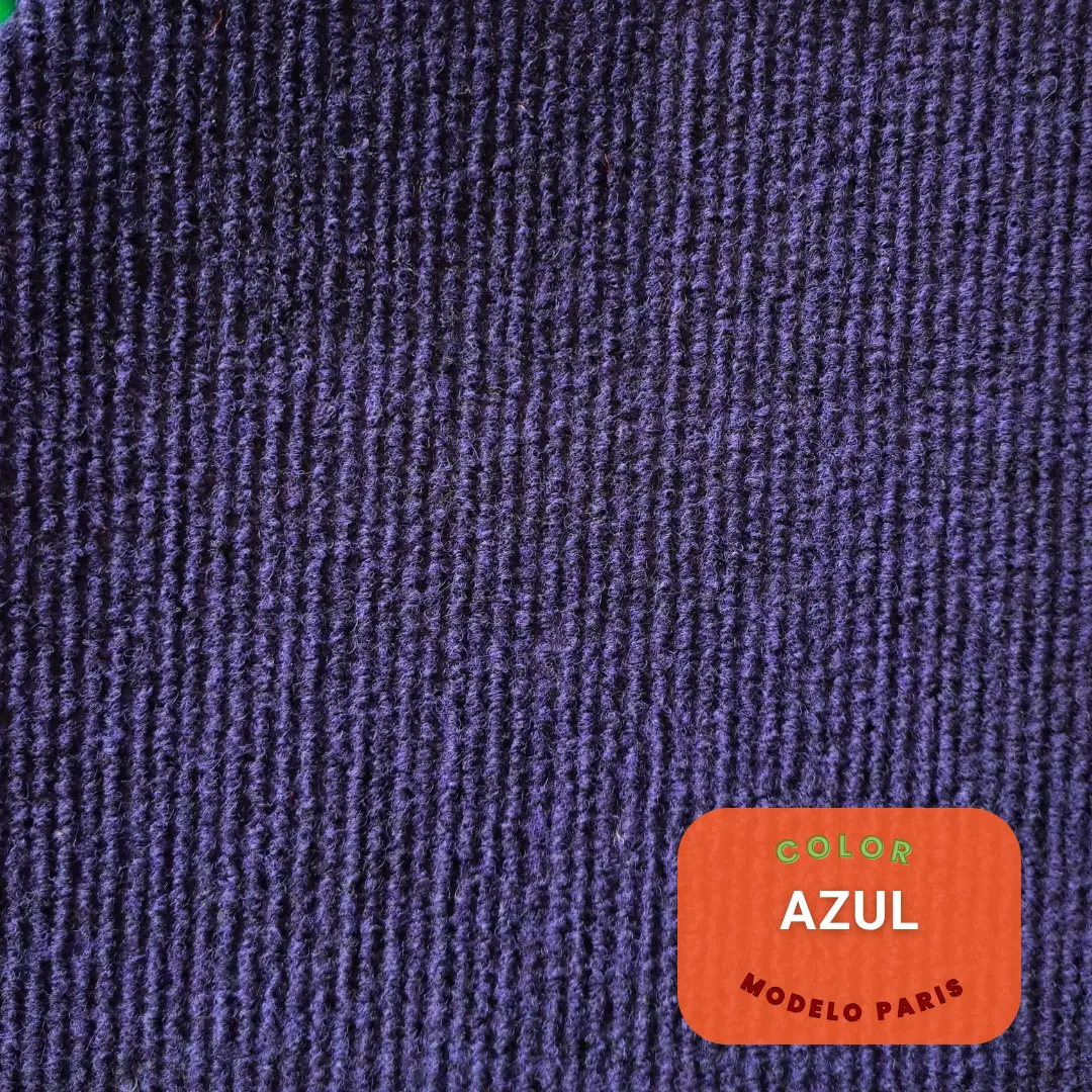 Cubrepisos Engomado - Modelo Paris - Color Azul