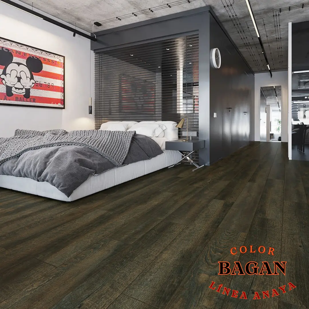 Piso Vinílico SPC 5.5mm – Anaya - Color Bagan - En proyecto