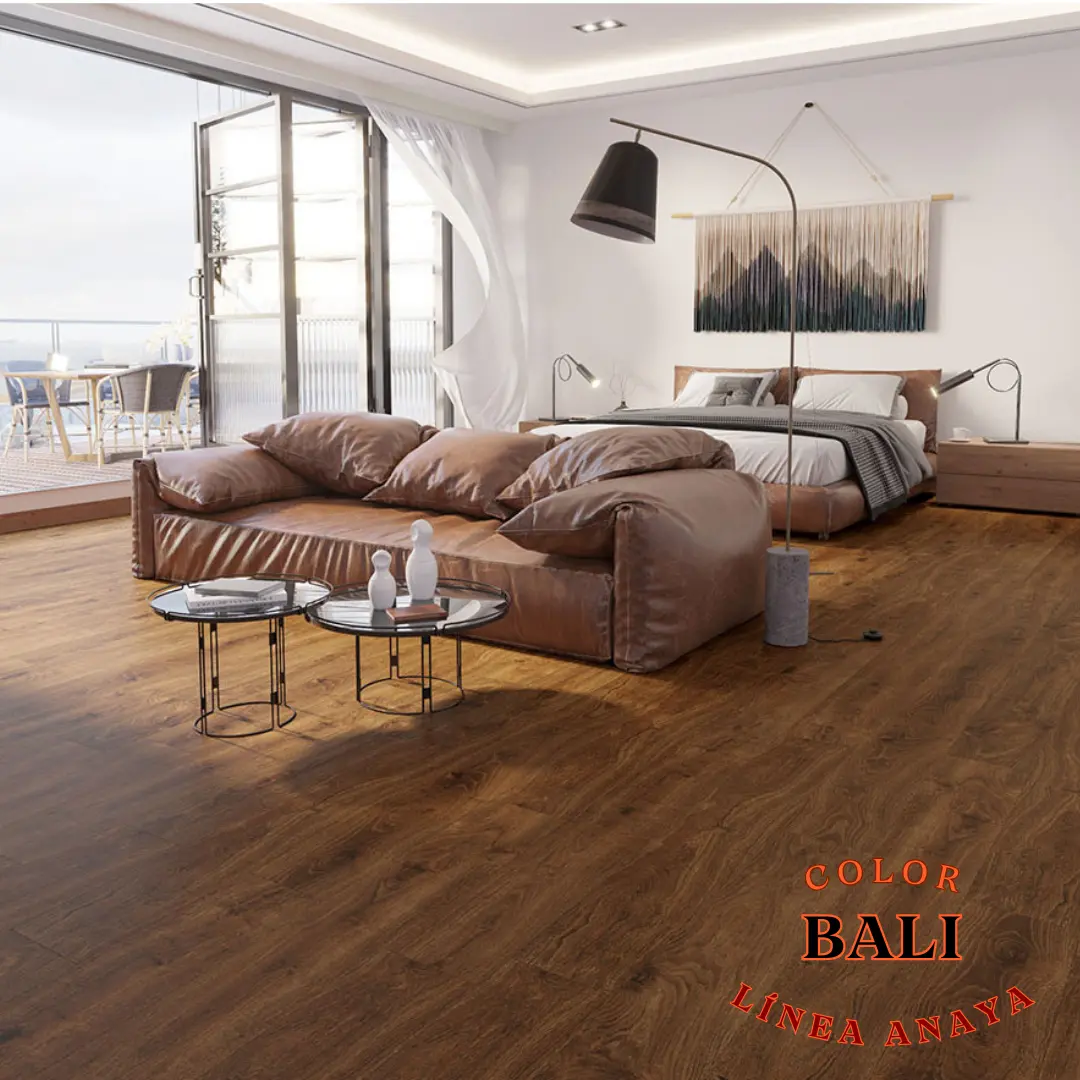 Piso Vinílico SPC 5.5mm – Anaya - Color Bali - En proyecto
