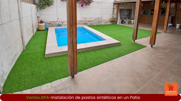 Césped Artificial 40mm – Línea Estándar En Proyecto Real