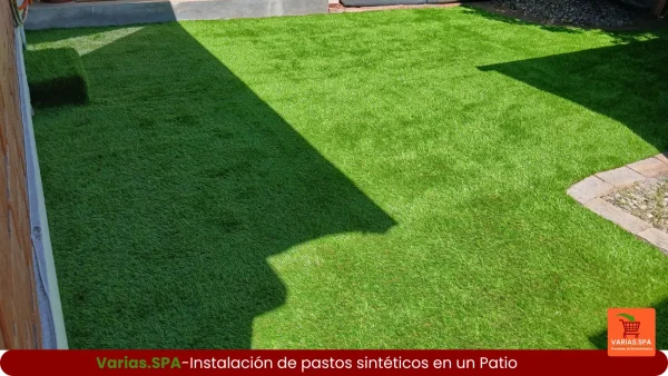 Instalación de pastos Sintéticos Comuna Ñuñoa