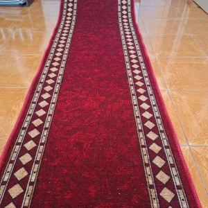 Alfombra Pasillo Madras Burdeo