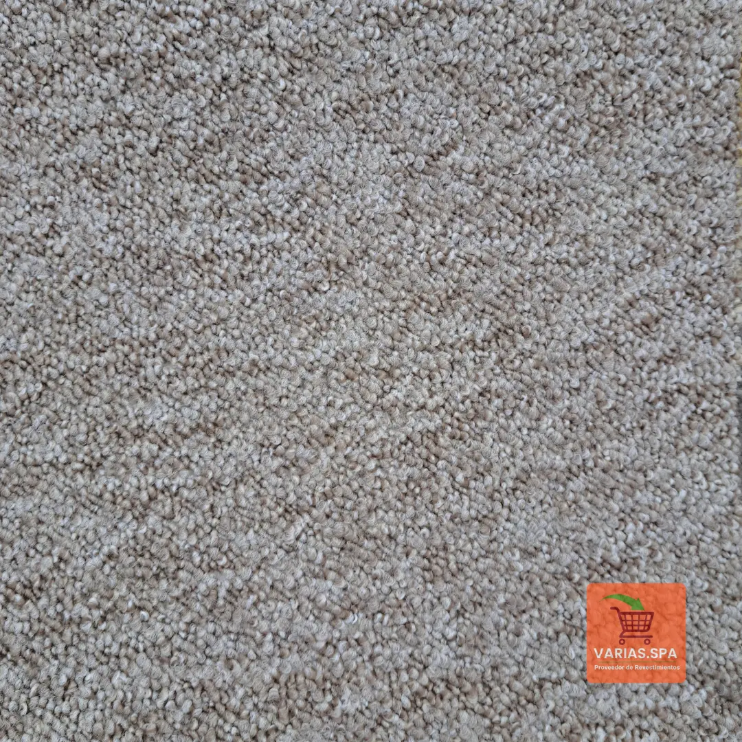 Alfombras boucle muro a muro color Beige - 6mm - Modelo Bali