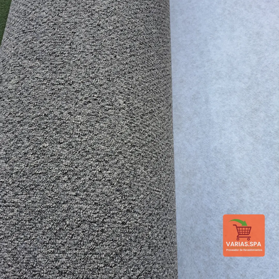 Alfombras boucle muro a muro color gris - 8mm