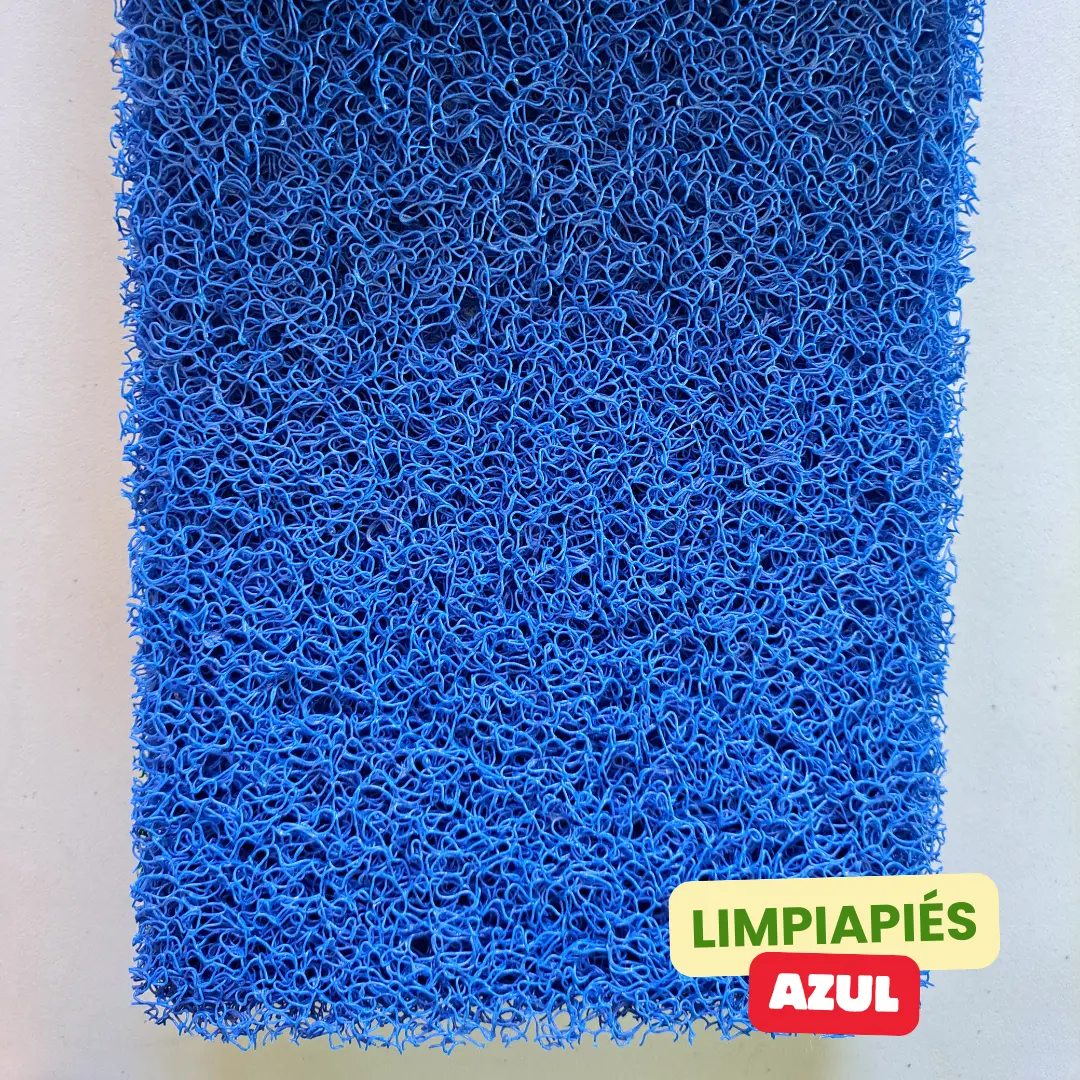Limpiapiés De PVC - Color Azul