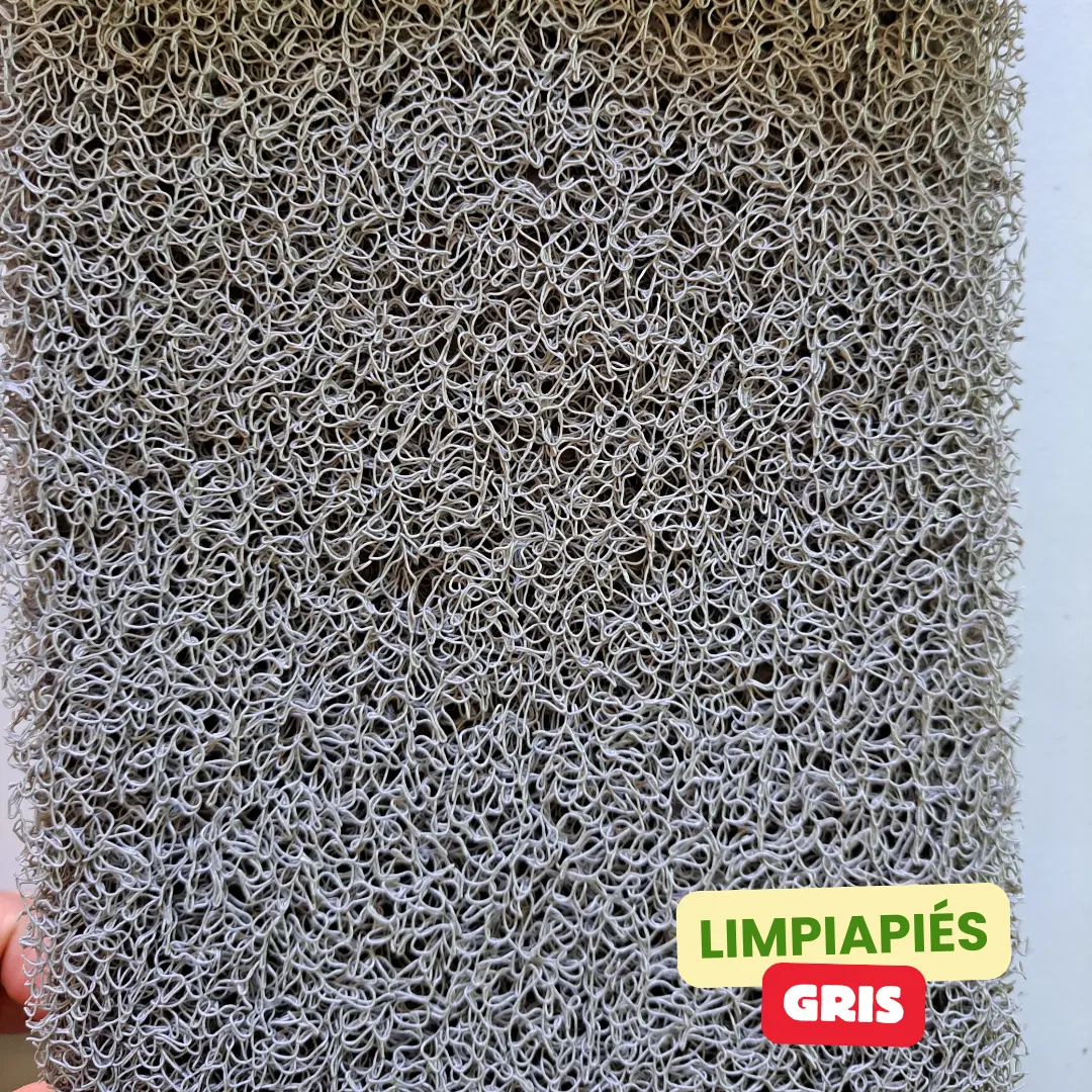 Limpiapiés De PVC - Color Gris