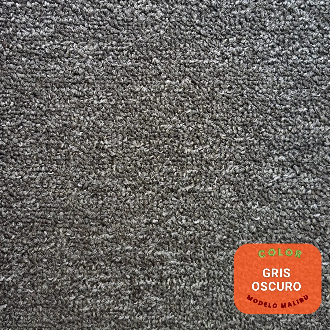 Alfombras boucle en Oferta - Modelo Malibu - Color Gris Oscuro